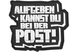 TACWRK Aufgeben Kannst Du Bei Der Post Morale PVC Rubber Patch