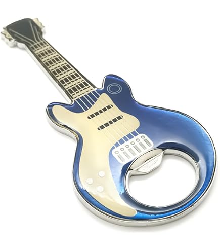 Beatles Fab 4 Gitarren-Flaschenöffner – Silberfarben, Perfekt Für Fans & Musikliebhaber