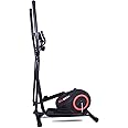 Bici cyclette ellittica cross trainer bidirezionale con volano da 5kg ultra silenzioso, resistenza magnetica regolabile su 8 