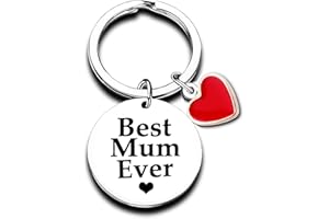 NIMTEVE Mum Keyring from Daughter Son Mum Gifts Mom Presents Mummy Keychain Mothers Day Gift Birthday Gifts For Mum Gift Key Ring