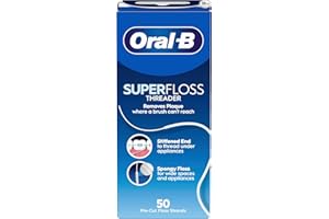 ‎ORAL-B Nić dentystyczna Oral-B Superfloss 50 nitek, opakowanie 2 szt. (2 x 50 nitek)