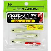 Fish Arrow Flash J SW 1" (5 adet/paket) #145 Blue LumiNowa Silver