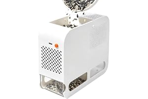 Elektrisk fågelfrörengörare och avskiljare låda vinnare | USB plug-in fågelmatning skal blåsmaskin för gård snabbskalning korn screening rengöring säker ätning