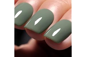 Ozzeal Smalto Semipermanente Unghie Verde, 15ML Verde Salvia Smalti Semipermanenti Per Unghie Manicure D'avviamento All'arte Smalto Gel Unghie Autunno Inverno Gel Nail Polish Per Donne