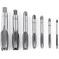 7pcs Metric Thread Tap Steel Threading Tapping Tool Thread Cutter Tool for Metal Threading Bit M3 M4 M5 M6 M8 M10 M12