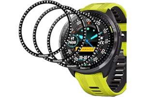 Beukei (3 Pack) Screen Protector Compatible for Garmin Forerunner 965, Tempered Glass, Touch Sensitive, Case Friendly, 9H Hardness, Anti-Shatter, Film