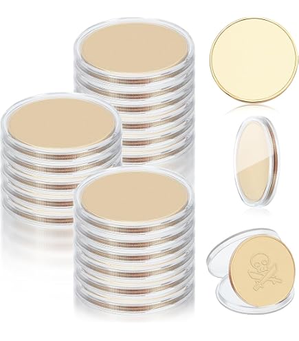 Lot De 8 étiquettes En Laiton Vierges 40 Mm - Pour Estampage, Gravure, Artisanat - Pendentif, Décoration, Porte-clés - 10