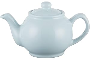 Price & Kensington Teiera da 2 tazze in gres, 45 cl, colore: blu lucido