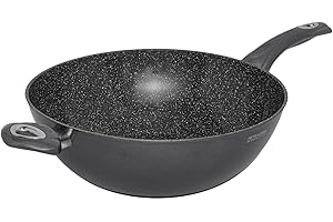 Aeternum, Petragres Ecosolution, Saltapasta Antiaderente, Diametro 32 cm, Full Induction, Adatto all'Induzione, Rivestimento PFAS FREE, Grigio scuro