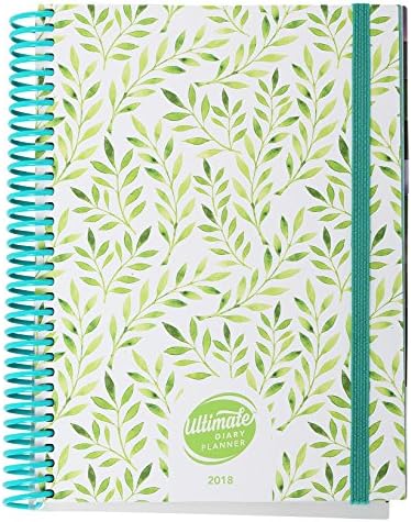 Nature Design A5 Ultimate Diary Planner 2018: Goal setting, year-at-a-glance, to do list management, note pages and more. Designed with women in business in mind (Nature)