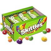 Skittles Fruit Sour Ekşili Meyveli Bonibon Draje &Ccedil;ikolata 38 gr Meyve Aromalı Şekerleme Draje X 12