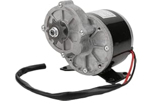 Keenso Brushed Gear Motor, 12v/24v 250W Metal Brush Geared Motor Brushed DC Geared motor for Agricultural Aachinery Electric Vehicles
