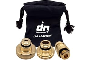 Gomet LPG GPL Autogas Tank Safefill Refill Adapter Set M22 for All Europe ACME DISH EURONOZZLE with a Bag
