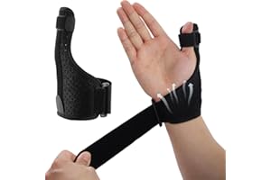 ZEPIQOR Tutore Pollice Destro e Sinistro, Tutore per Rizoartrosi Confortevole, Tutore Pollice, Tutore Rizoartrosi, Supporto e Stecca, per dito a scatto, sollievo dal dolore, artrite, tendinite