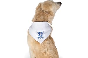 Dogsy Official England Dog Bandana | Football Dog Bandana | Dog England Bandana | England Dog Accessories | Licensed England Football Merchandise (Large)