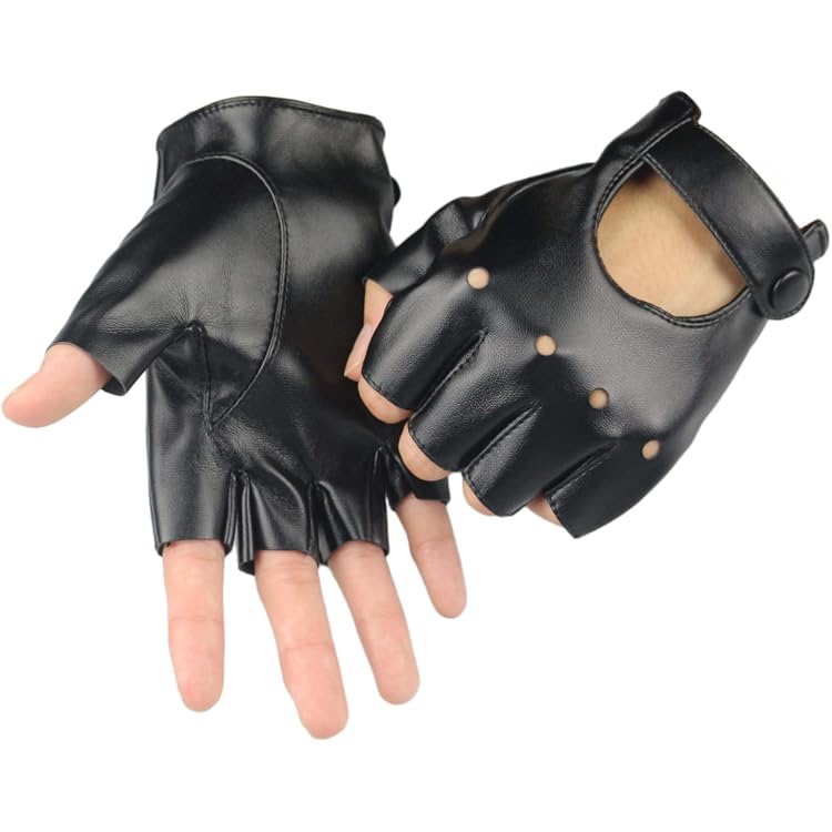 Y2K Fingerlose Handschuhe – Gothic Style Für Halloween Und Partys, Für Damen & Herren