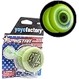 SPINSTAR LED Yo-Yo - GLOW (light up starter yoyo, glow body + LED diods, high speed plastic bearing, string and batteries included)