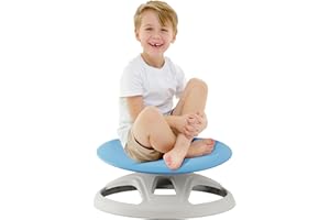 Brelley Sensory Spinning Chair for Autism, Autistic Kids Swivel Chair, Sensory Activity Toy for Toddlers, Physical Coordination Training Indoor & Outdoor Autism Sensory Products