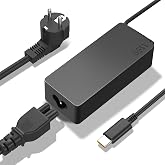 PAEBAI+ Şarj Cihazı 65W 45W USB C Adapt&ouml;r&uuml; i&ccedil;in Lenovo Chromebook başına 20V 3.25A Yoga Thinkpad T480 T490, Dell Latitude 542
