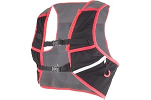 Joluvi Unisex Ultralight Pro Vest Bolso Chaqueta, Rojo/Negro, One Size