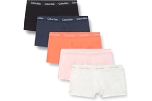 Calvin Klein Calzoncillos bóxer Hombre Pack de 5 Low Rise Trunks Ropa Interior