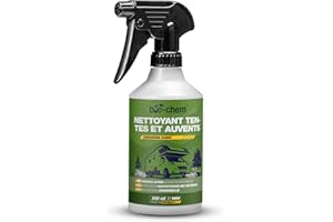 BIO-CHEM CLEANTEC Bio-chem - Nettoyant pour auvent, marquise, tente de toit 0,5L - Produit pour laver la toile de tente, la toile de l'auvent de camping-car, caravane, tente toit voiture - Produit écologique textile