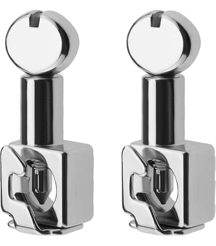 Lot De 2 Pinces à Aiguilles Singer Compatibles - Acier Inoxydable - Pour Machines à Coudre 31mm