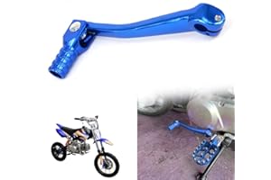 USTPO Motorcycle Shift Lever Gear Shifter Pedal Aluminum Fits for CRF 50 70 XR50 TTR50 110CC 125CC 140CC 150CC SSR Tao Tao Lifan Xmotor Apollo Coolster Dirt Pit Bike ATV - Blue