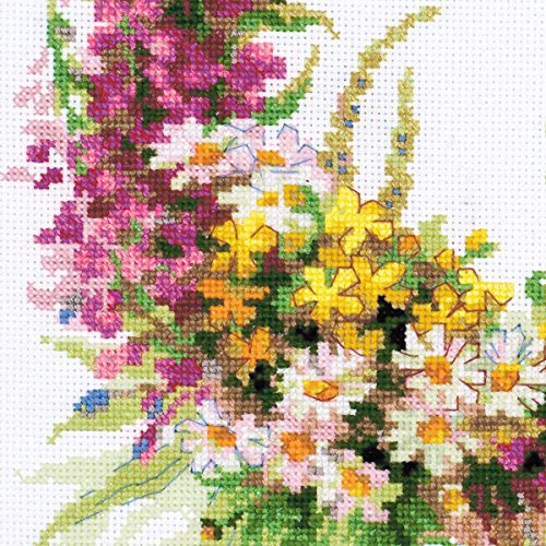 RIOLIS Kreuzstich-Set, Motiv: Weihnachtskranz mit Fireweed nach Zählmuster - 2