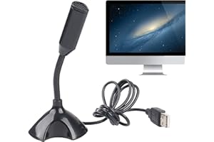 ITRIMAKA Microfono USB per PC | Microfono Plug & a condensatore | Forniture Audio HD per Laptop PC Studio Registrazione di Voci, Voci Fuori Campo, Trasmissione in Streaming Qte-it