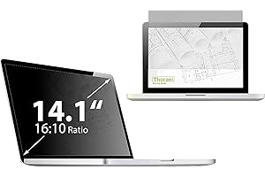 Thorani Blickschutzfolie schützt Display und Daten - 14.1 Zoll 16:10 (304x190 mm)