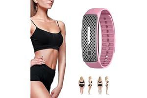 GWINDY Matteo Ultrasonic Body Shape Wristband, Magnetic Lymphatic Drainage Detox Bracelet, Smart Waterpoof Weight Loss Slim Fit Bracelet for Men and Women (1PCS,Pink)