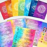 chakra karten bedeutung 7 Basiskarten den 7 Chakren entsprechend, DIN A6