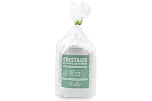 La Compagnie du Bicarbonate - Cristaux De Soude Concentrés - Sachet Kraft 1kg - Nettoyant Ultra Puissant Multi-Usages Intérieur Extérieur - Décrassant, Détartrant, Dégraissant - Recharge Responsable