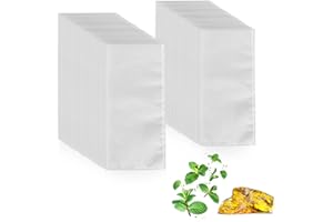 CARGEN 50 Pack 2x4.5 Rosin Bags Filter Bags - 120 Micron Rosin Press Bags Hash Screen bag Sturdy Stitches Not Easy to Blowout