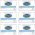 Cetaphil Cleansing & Moisturising Syndet Soap Bar, Pack of 6 - 75g