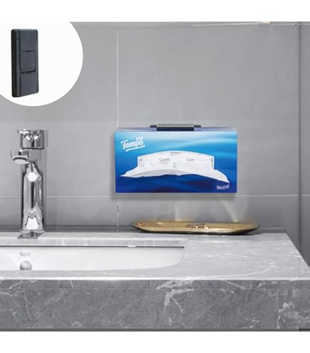 2 Stück Feuchttücher Box - Selbstklebende Spender Für Küche & Bad (Weiß, Grau)