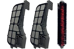 ‎LOVECO LOVECO 2 Stück Wasserfilter & 1 Reinigungsbürste Ersatzteile Kompatibel mit Roborock S8 Pro Ultra Mop Auto Wasch Dock Station (Nur kompatibel für S8 Pro Ultra, nicht für alle anderen Modelle)