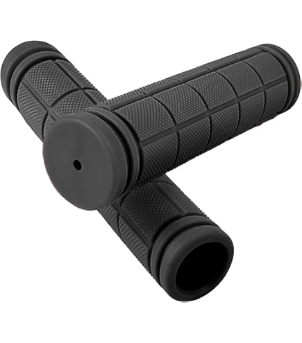 Yushbjk] Bicycle Handlebar Grips Rubber Soft Mountain Bike Grips Dustproof Handlebar Protect Cover Anti Slip Bicycle Grips Orange I.1200982917