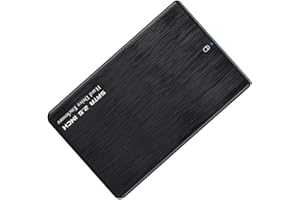 SOLUSTRE 2.5-Inch to USB 3.0 Tool-Free External Hard Drive Enclosure Compatible for PC, Desktop, Laptop, Xbox one, PS4- Black