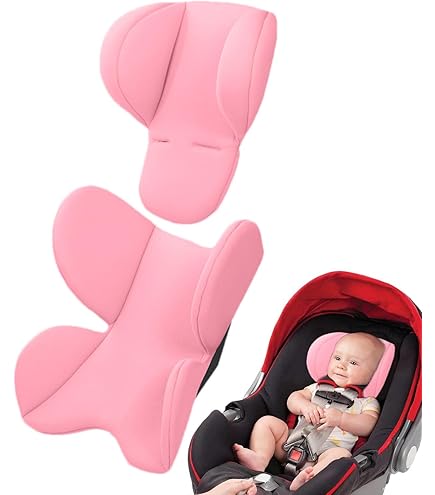 Cuscino Per Seggiolino Auto Bambino - Inserti Memory Foam Con Protezione Laterale - Adatto Anche Per Passeggini