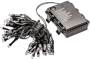 ‎IDEEN MIT HERZ Ideen mit Herz LED-Lichterkette | warmweiß | innen & außen | 8 verschiedene Leuchtmodi | inkl. Timer (24 LEDs)