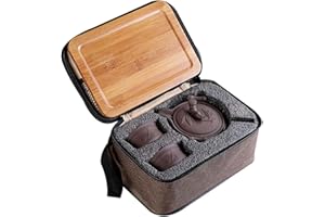 LA HUATE Teapot Sets Chinese Handmade Yixing Teapot Healthy Purple Clay Teapot Travel Kongfu Tea Set Good Business Gifts