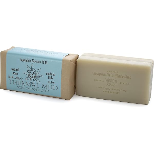Saponificio Varesino Vanille Peeling Seife 300 G - Schwarze Naturseife Mit Peeling-Effekt, Italienische Qualität