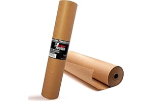 MEAT HUGGER Natural Freezer Paper Roll (18 Inch x 175 Feet) - Poly Coated Moisture Resistant Wrap with Matte Side for Freezing Meats, Protects Against Freezer Burn
