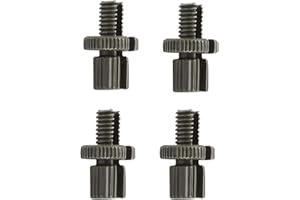 OTOTEC Lot de 4 vis de réglage de câble de moto M8 - 8 x 28 mm - Poignée avant - Boulons de réglage universels pour motos et VTT