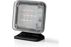 Ex-Pro Fake Dummy TV Simulator Eco Friendly Home Security Anti-Burglar and Theft Deterrent with LED Light Timer & Dusk Sensor