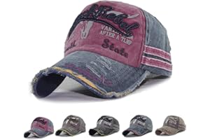 CheChury Gorras de Hombre Nueva Unisex Gorra de Béisbol Algodón Mezclado Motocicleta Gorra Adjustable al Aire Libre Cap Clásico Algodón Sombrero Ocio Retro Gorras Hip Hop