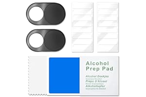 MAMOL Cubierta de la cámara, Kit de Filtro de Privacidad, Lenguas Adhesivas para Webcam, Cubierta de cámara Magnética de Metal Ultrafina para la Protección de la Webcam del MacBook