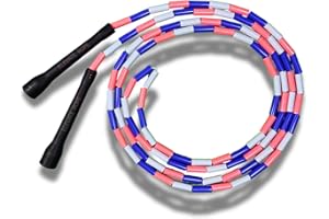 ‎ELEVATE ROPE Elevate Rope Professionelles Perlen - Springseil - 3m Verstellbar, Qualitätsperlen & Polyschnur - Für Freestyle, Cardio & Tricks - Geeignet für Alle Niveaus & Innen/Außen